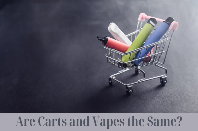 Are Carts and Vapes the Same?