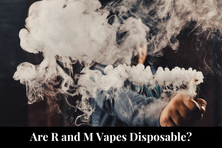 Are R and M Vapes Disposable?