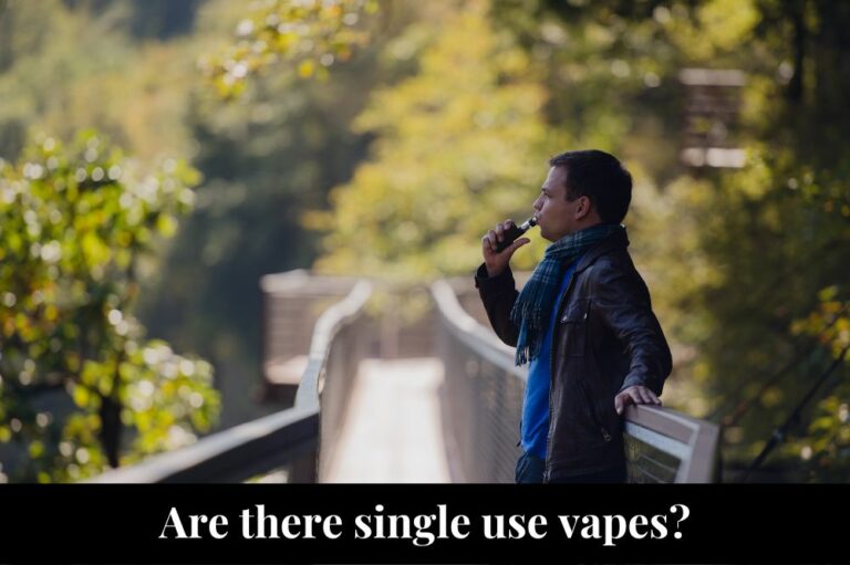 Are there single use vapes?