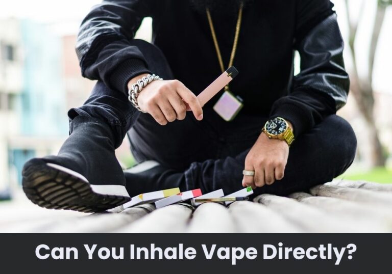 Can You Inhale Vape Directly?