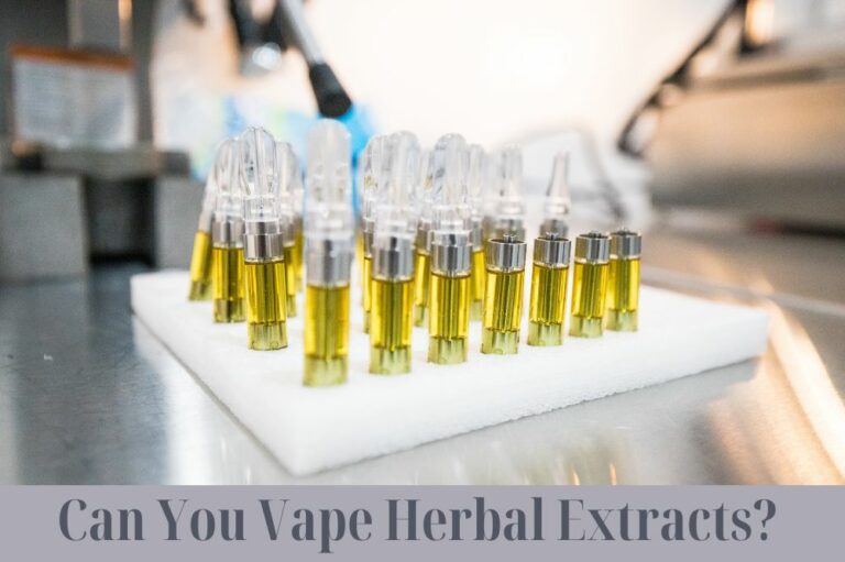 Can You Vape Herbal Extracts?