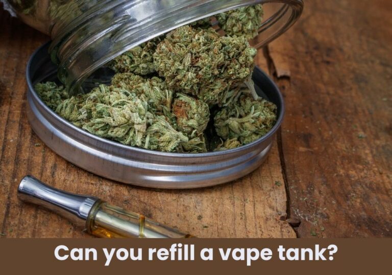 Can you refill a vape tank?