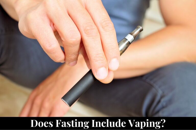 Does Fasting Include Vaping?