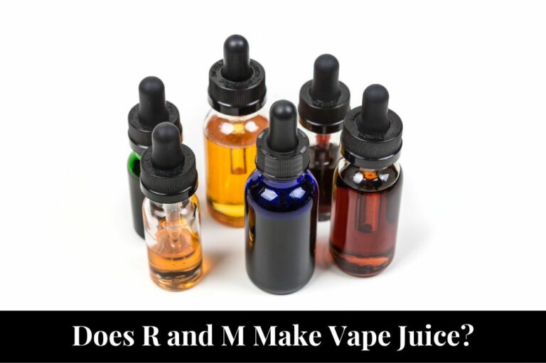 Does R and M Make Vape Juice?