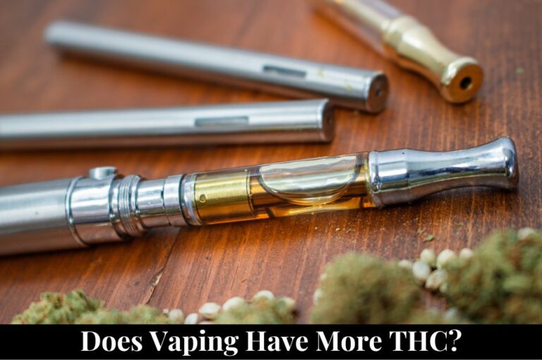 Does Vaping Have More THC?