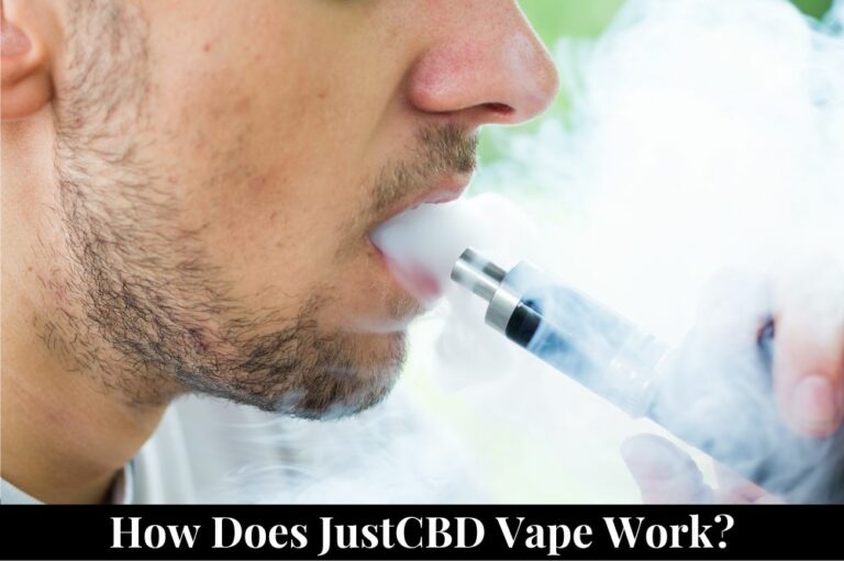 How does JustCBD vape work?