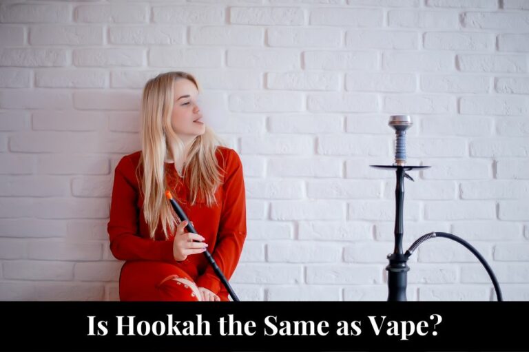Is Hookah the Same as Vape?