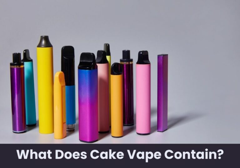 What Does Cake Vape Contain?