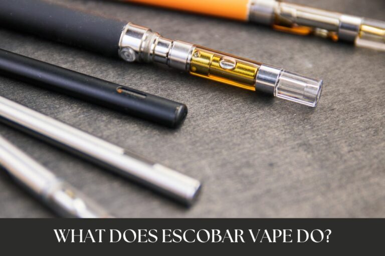 What Does EscoBar Vape Do?