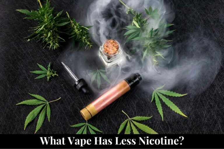 What Vape Has Less Nicotine?