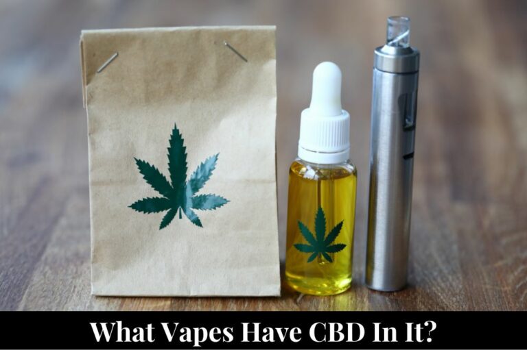 What Vapes have CBD in it?