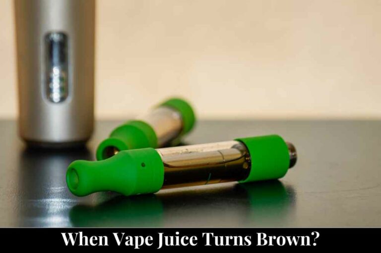 When Vape Juice Turns Brown?