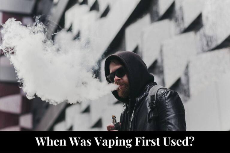 When Was Vaping First Used?