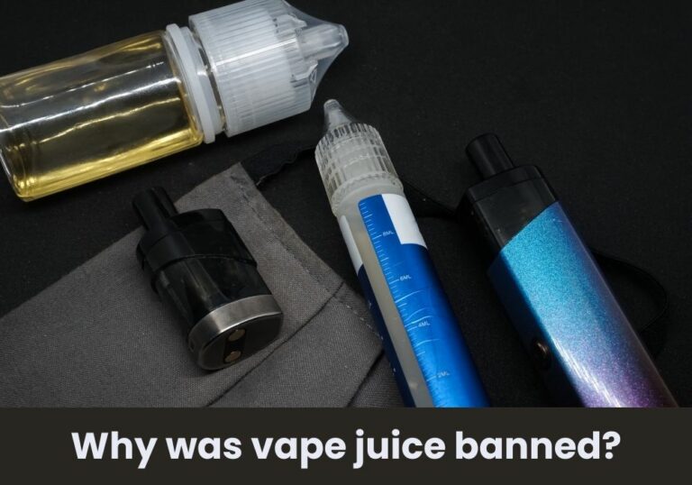 Why was vape juice banned?