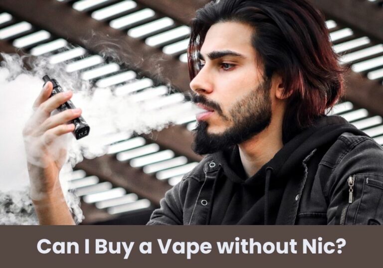 Can I Buy a Vape without Nic?