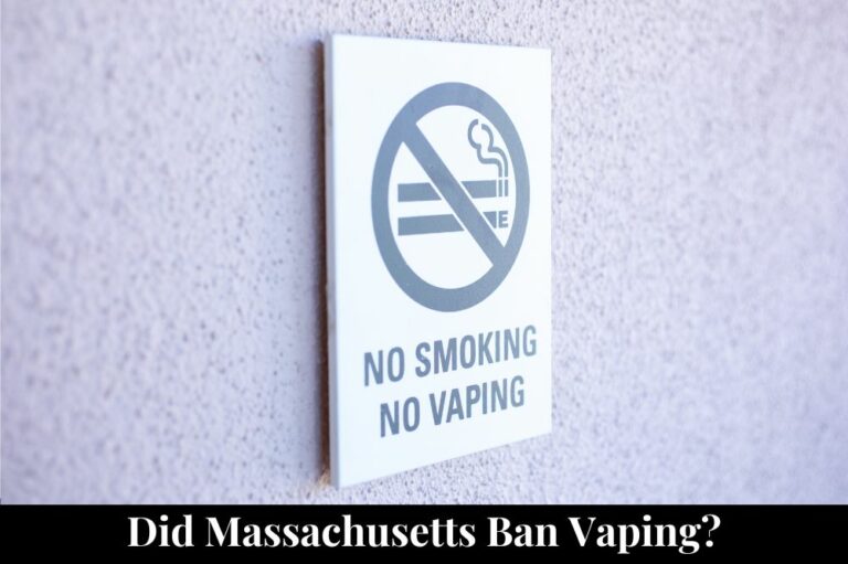 Did Massachusetts Ban Vaping?