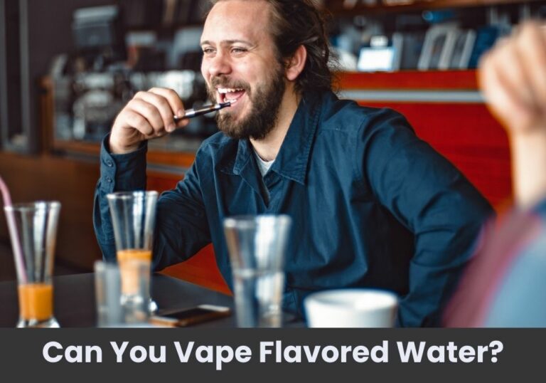 Can You Vape Flavored Water?